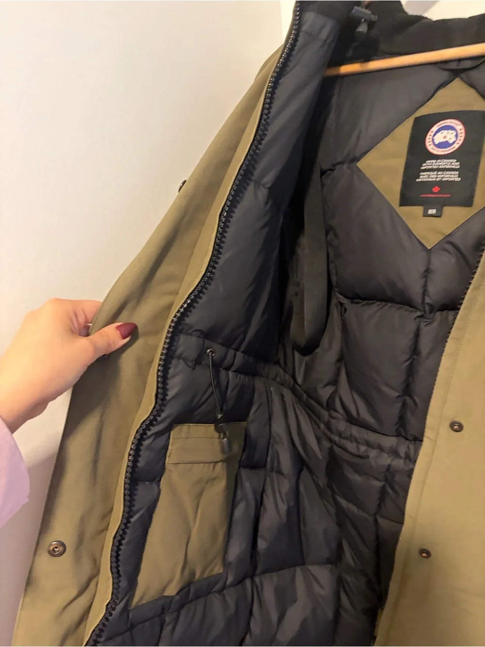 Canada Goose Olive Green Women's Puffer Parka